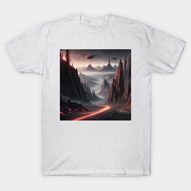 Unknown Planet T-Shirt by Fantasyscape